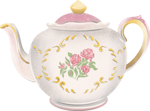 Floral Teapot Illustration